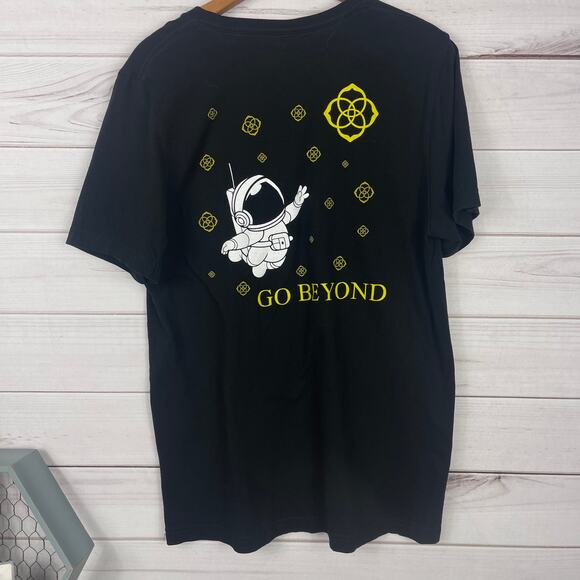 Kendra Scott Go Beyond Black T-Shirt Size Large‎ - Picture 1 of 5